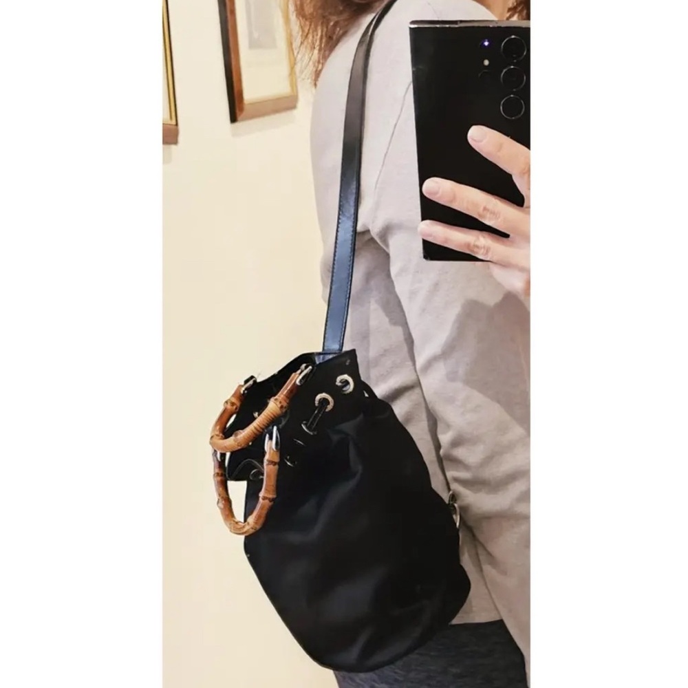 Gucci Bamboo Drawstring Bag